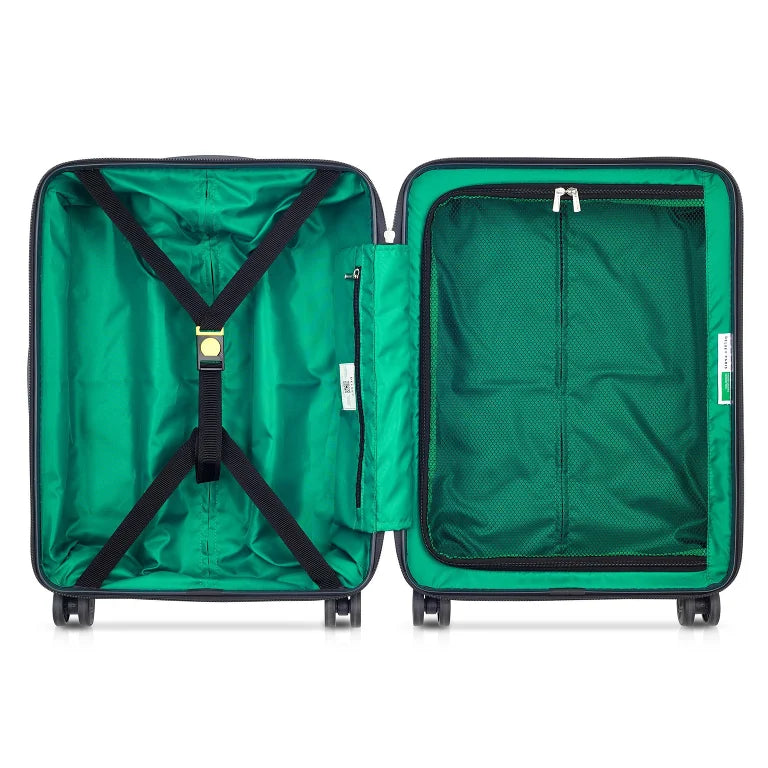 Delsey Paris x United Colors of Benetton Fabrica Ensemble de valises à 4 roulettes 3 pcs VERT