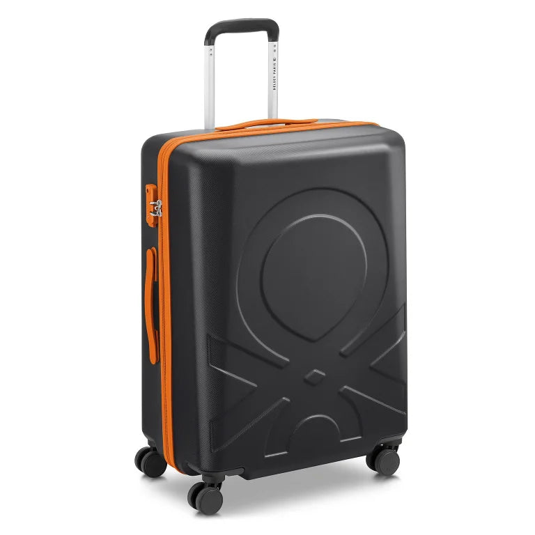 Delsey Paris x United Colors of Benetton Fabrica Ensemble de valises à 4 roulettes 3 pcs BLACK